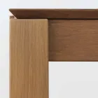 Uitschuifbare designtafel in massief eiken, gemaakt in Italië, Frank Viadurini