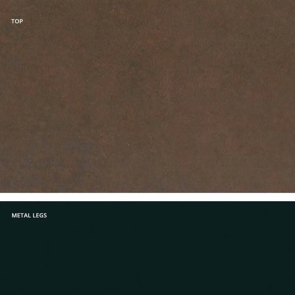 Uitschuifbare designtafel van keramisch glas, gemaakt in Italië, Dionigi Viadurini