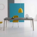 Design uitschuifbare tafel in aluminium, gemaakt in Italië - Arnara