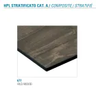 Uitschuifbare tafel tot 180 cm rond gelamineerd Hpl Made in Italy - Bastiano Viadurini