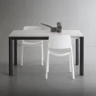 Uitschuifbare tafel tot 232 cm vierkant in HPL Made in Italy - Filiberto Viadurini