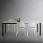 Uitschuifbare vierkante tafel tot 232 cm in HPL Made in Italy - Filiberto Viadurini