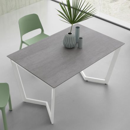 Uitschuifbare tafel tot 238 cm met laminaatblad Made in Italy - Pablito Viadurini