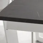 Uitschuifbare tafel tot 238 cm in metaal en Hpl Made in Italy - Pablito Viadurini