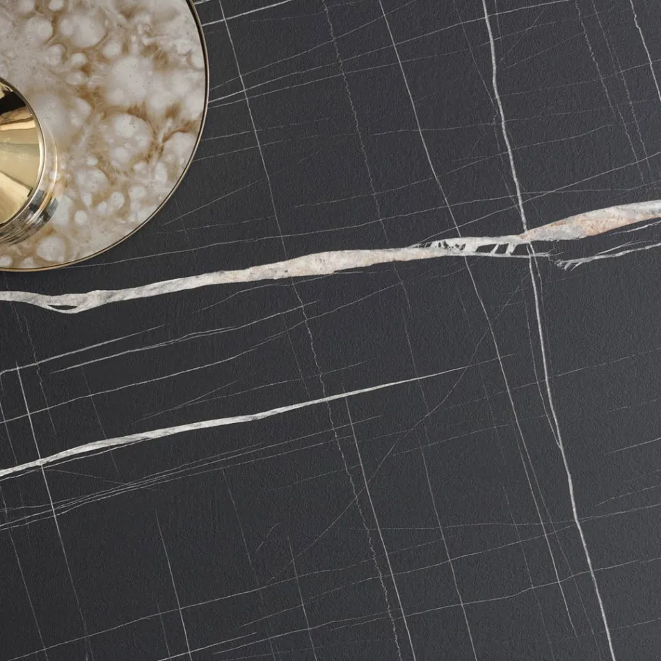 Uitschuifbare tafel tot 238 cm metaal en gekleurd Hpl Made in Italy - Pablito Viadurini