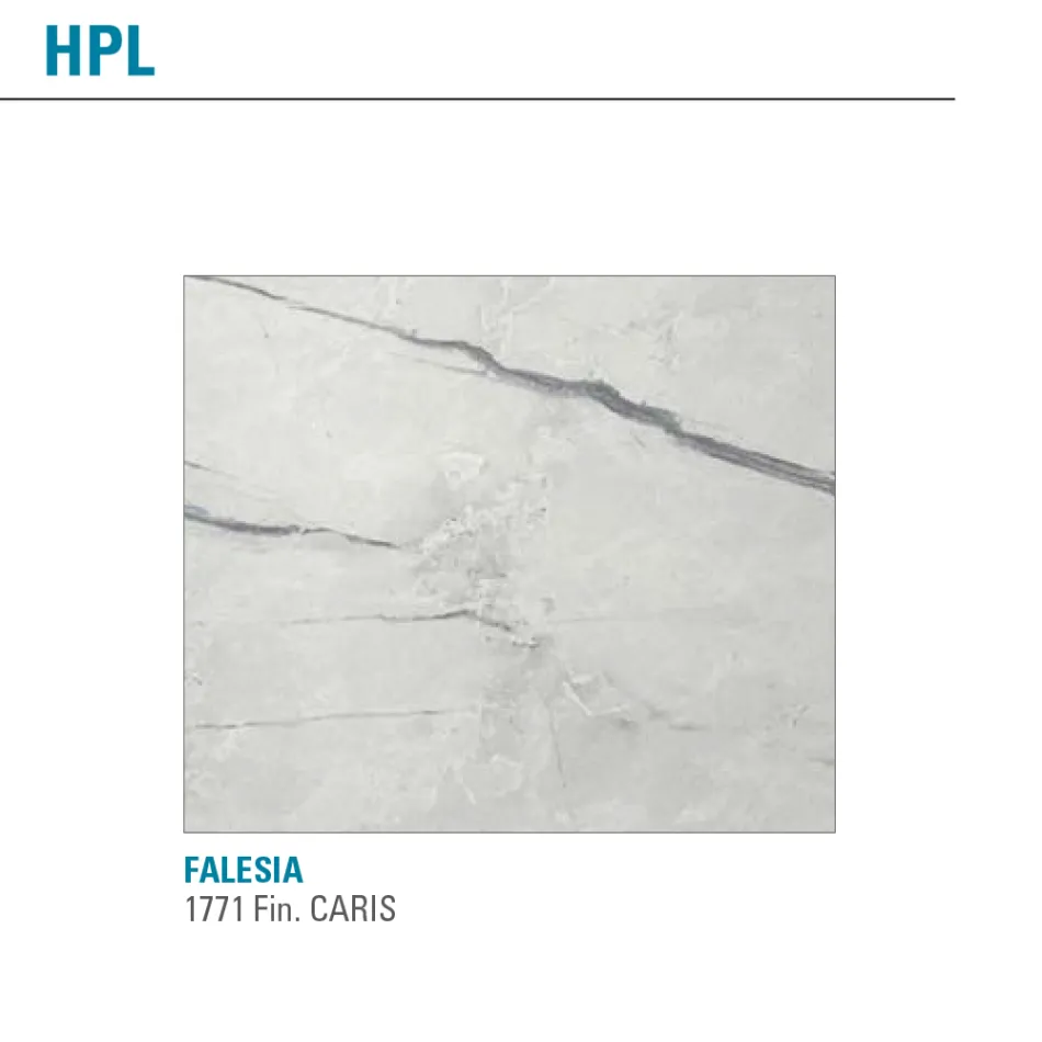 Uitschuifbare tafel tot 238 cm metaal en gekleurd Hpl Made in Italy - Pablito Viadurini