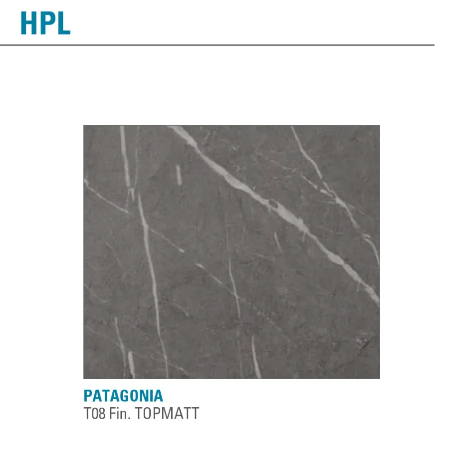 Uitschuifbare tafel tot 238 cm metaal en gekleurd Hpl Made in Italy - Pablito Viadurini