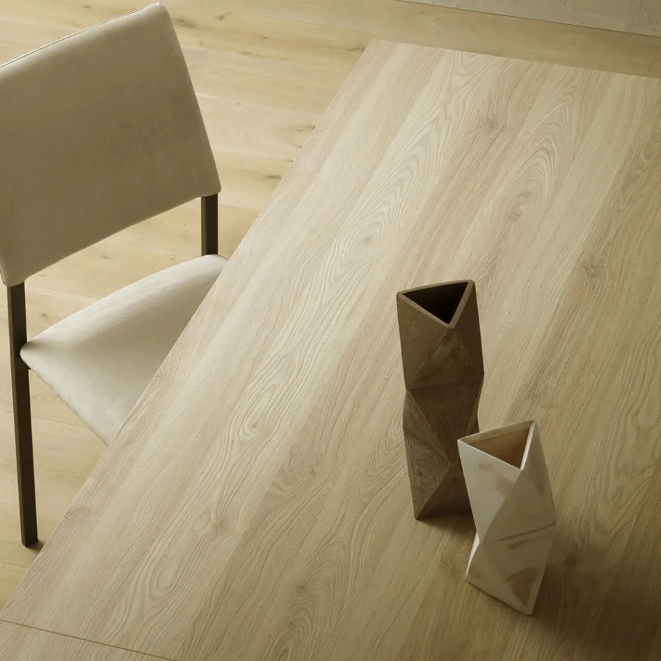 Uitschuifbare tafel tot 240 cm in aluminium en Hpl Made in Italy - Filiberto Viadurini