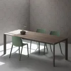 Uitschuifbare tafel tot 240 cm gekleurd Hpl blad Made in Italy - Filiberto Viadurini