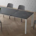 Uitschuifbare tafel tot 240 cm Blad in Laminam Made in Italy - Filiberto Viadurini