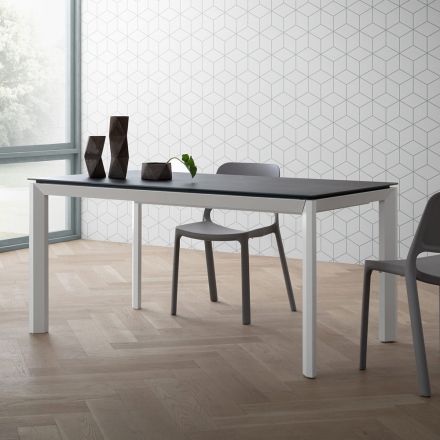 Uitschuifbare tafel tot 240 cm Blad in Laminam Made in Italy - Filiberto Viadurini