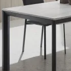 Uitschuifbare tafel tot 334 cm in aluminium en Hpl Made in Italy - Filiberto Viadurini