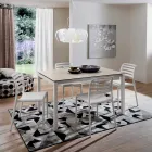 Uitschuifbare tafel tot 238 cm in Laminam en metaal Made in Italy - Remigio Viadurini