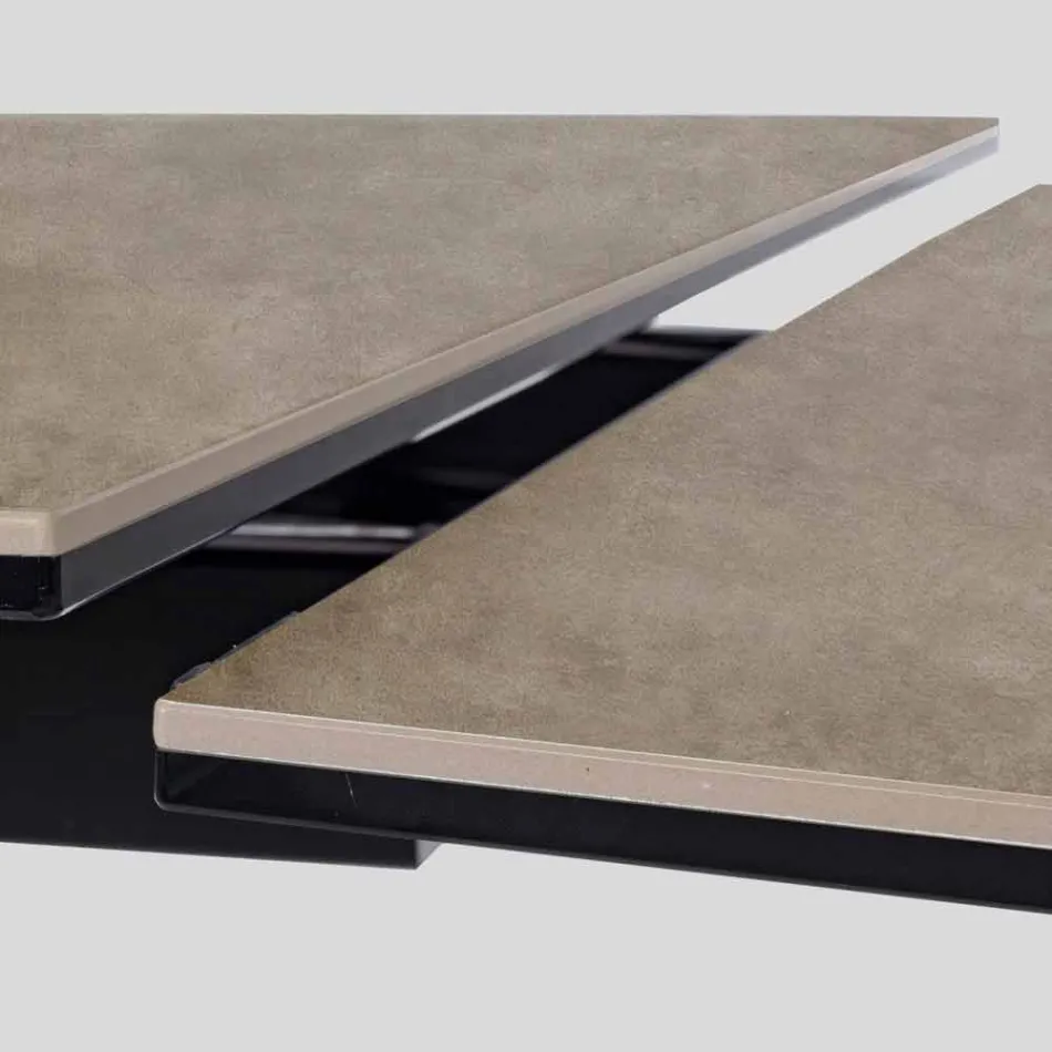 Uitschuifbare tafel tot 240 cm met Homemotion keramisch blad - Avici Viadurini