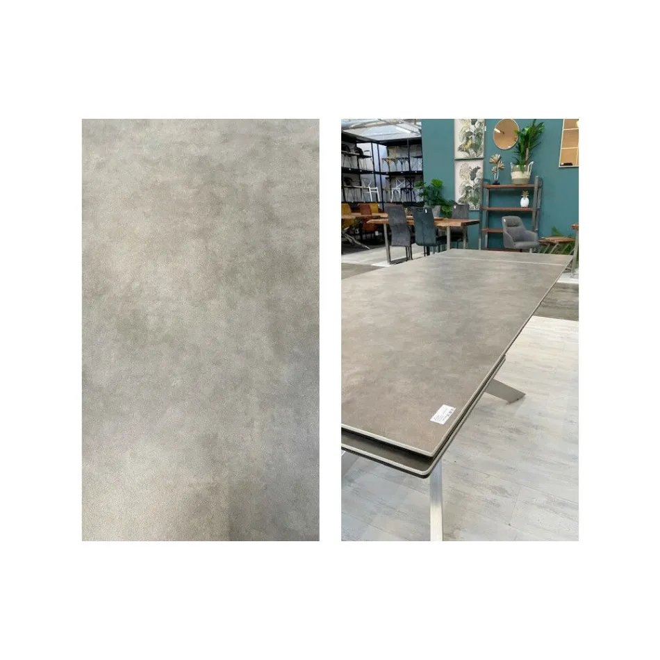 Uitschuifbare tafel tot 240 cm met Homemotion keramisch blad - Avici Viadurini