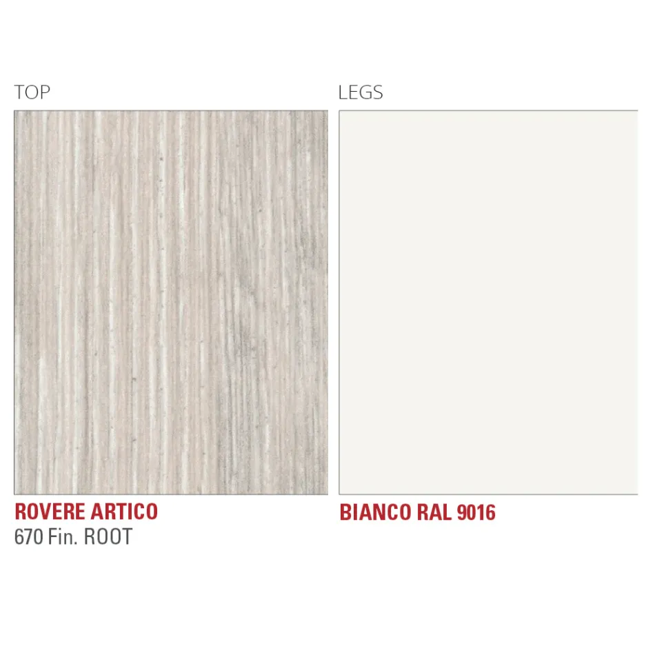 Uitschuifbare tafel tot 240 cm met HPL blad Made in Italy - Fantastisch Viadurini