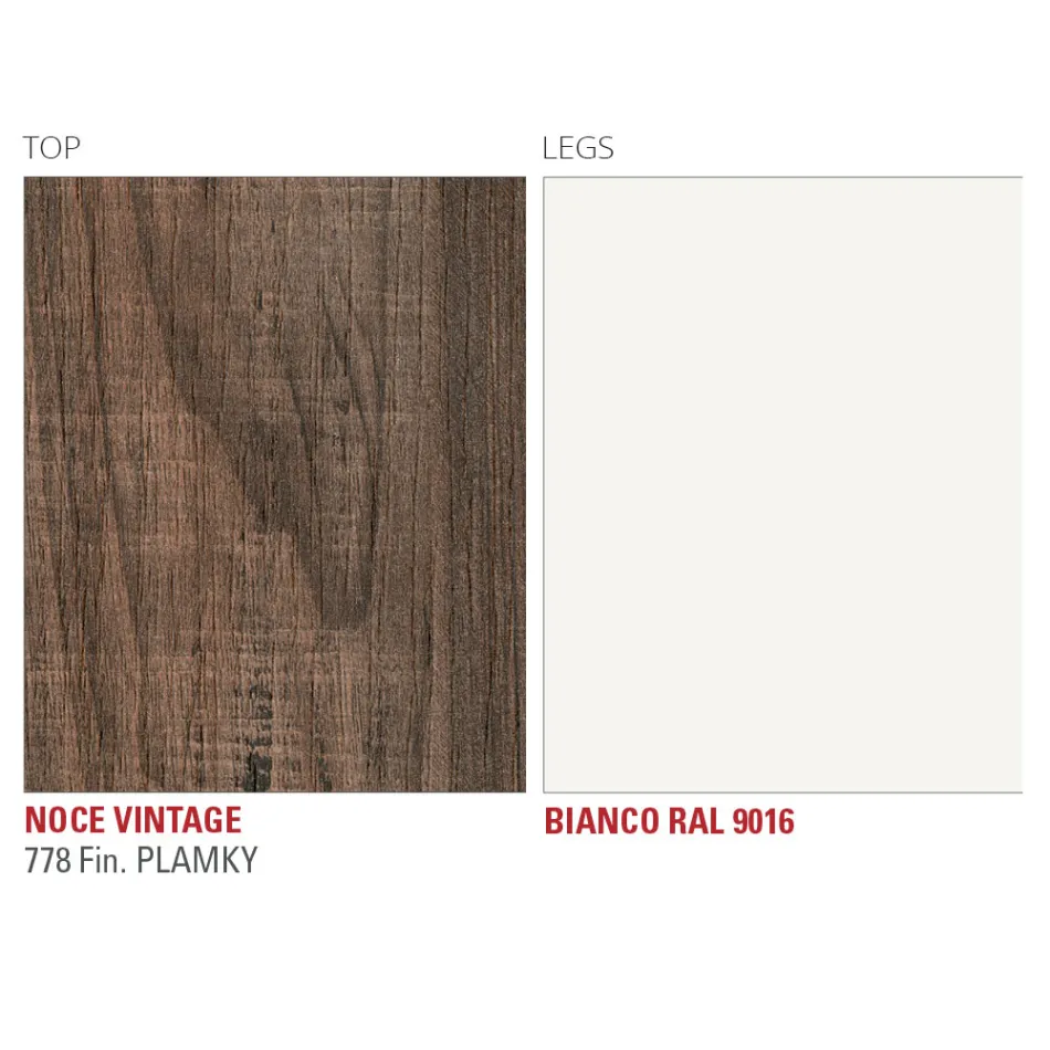 Uitschuifbare tafel tot 240 cm met HPL blad Made in Italy - Fantastisch Viadurini