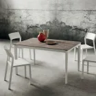 Uitschuifbare tafel tot 240 cm met HPL blad Made in Italy - Fantastisch Viadurini