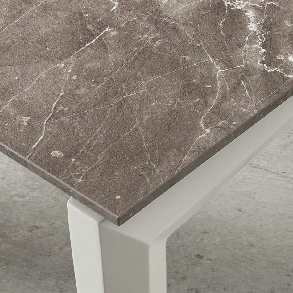 Uitschuifbare tafel tot 240 cm met HPL blad Made in Italy - Fantastisch Viadurini