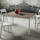 Uitschuifbare tafel tot 240 cm met HPL blad Made in Italy - Fantastisch Viadurini
