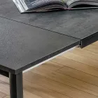 Uitschuifbare tafel tot 240 cm met Laminam blad Made in Italy - Maltees Viadurini