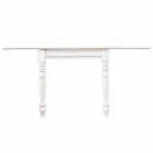 Uitschuifbare tafel tot 240 cm in mangohout en Mdf Homemotion - Tongo Viadurini