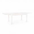 Klassieke uitschuifbare tafel tot 240 cm in mangohout Homemotion - Tongo