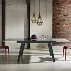 Uitschuifbare tafel tot 240 cm in gelakt hout Made in Italy - Adrienne Viadurini
