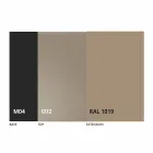 Uitschuifbare tafel tot 250 cm met glazen blad Made in Italy - Pitagora Viadurini