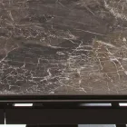 Uitschuifbare tafel tot 280 cm in staal en mat keramisch glas - Viterbo Viadurini