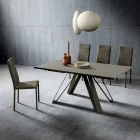 Uitschuifbare tafel tot 280 cm in Fenix Made in Italy, Precious - Aresto Viadurini