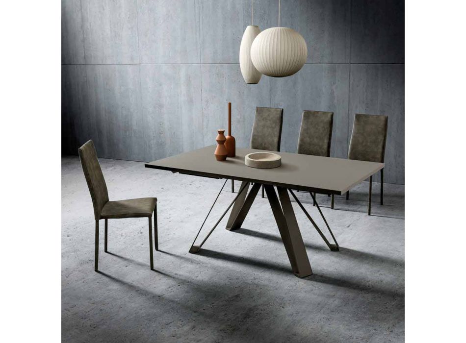 Uitschuifbare tafel tot 280 cm in Fenix Made in Italy, Precious - Aresto Viadurini
