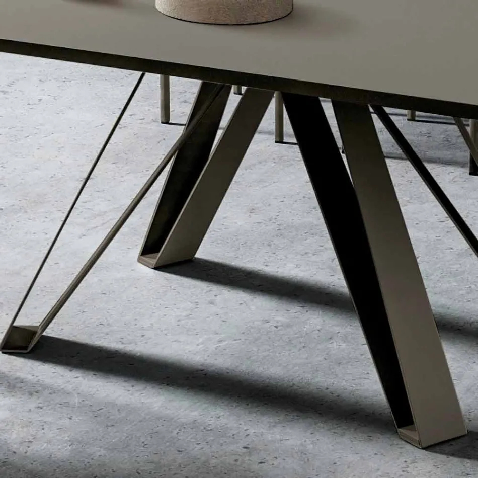 Uitschuifbare tafel tot 280 cm in Fenix Made in Italy, Precious - Aresto Viadurini