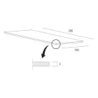 Uitschuifbare tafel tot 280 cm in Fenix Made in Italy, Precious - Aresto Viadurini