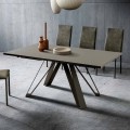 Uitschuifbare tafel tot 280 cm in Fenix Made in Italy, Precious - Aresto