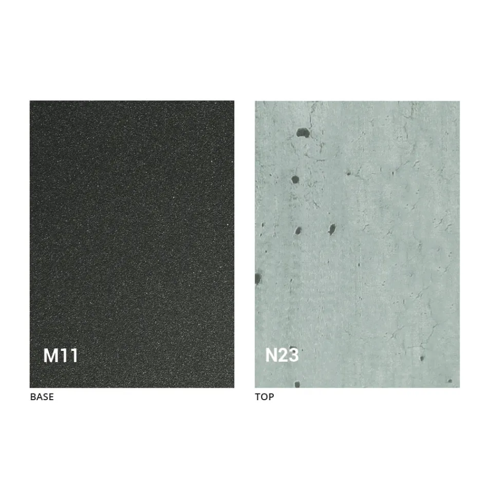 Uitschuifbare tafel tot 280 cm in hout en metaal Made in Italy - Gallotto Viadurini