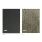 Uitschuifbare tafel tot 280 cm in hout en metaal Made in Italy - Gallotto Viadurini