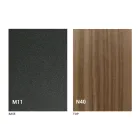 Uitschuifbare tafel tot 280 cm in hout en metaal Made in Italy - Gallotto Viadurini