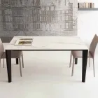 Uitschuifbare tafel tot 290 cm in glaskeramiek Made in Italy - Polonio Viadurini