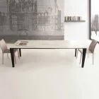 Uitschuifbare tafel tot 290 cm in glaskeramiek Made in Italy - Polonio Viadurini