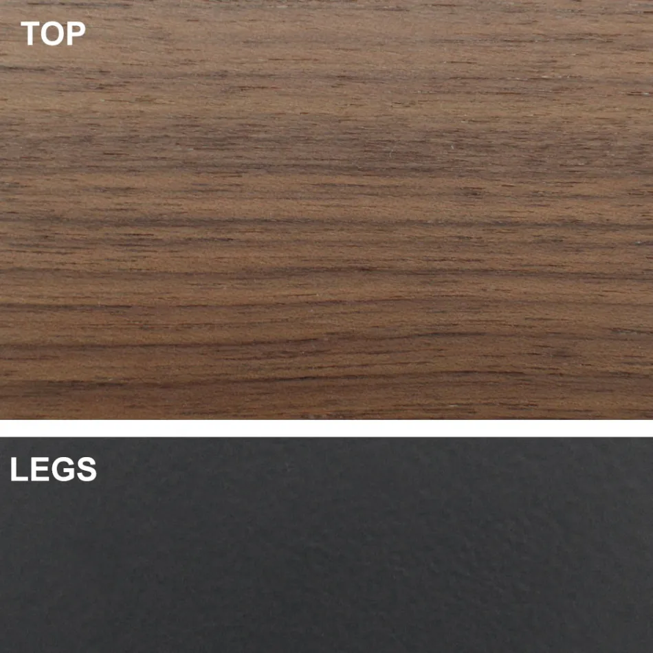 Uitschuifbare tafel tot 300 cm met gefineerd blad Made in Italy - Grotta Viadurini