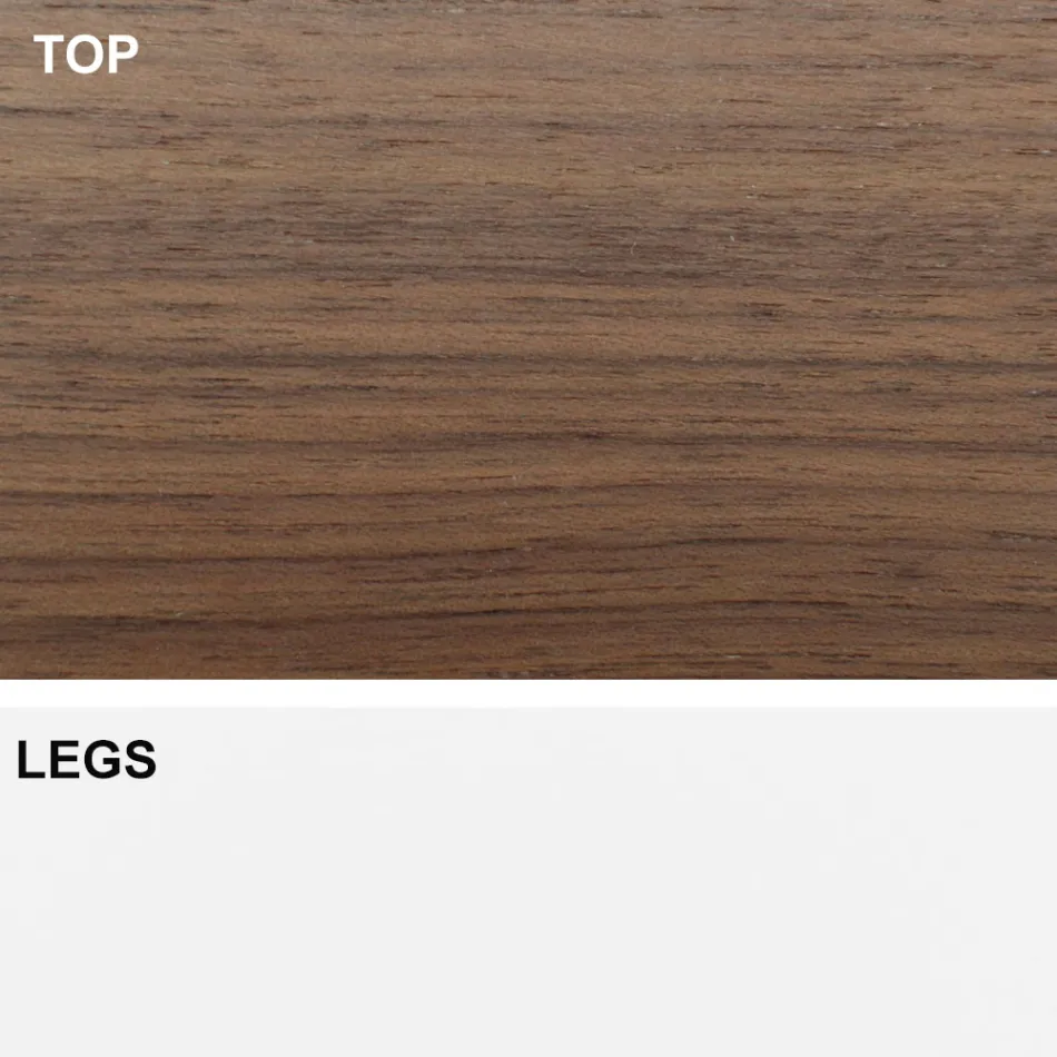 Uitschuifbare tafel tot 300 cm met gefineerd blad Made in Italy - Grotta Viadurini