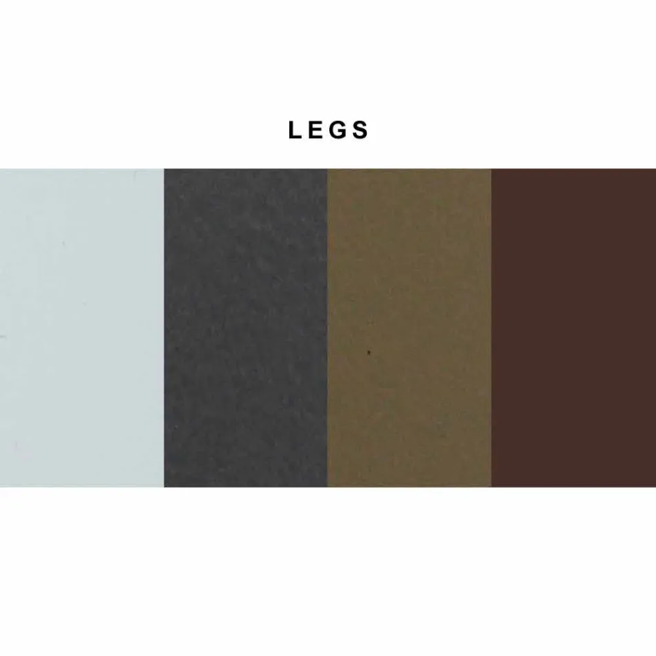 Uitschuifbare tafel tot 300 cm in Fenix en staal Made in Italy - Settimmio Viadurini