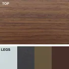 Uitschuifbare tafel tot 300 cm in hout en staal Made in Italy - Settimmio Viadurini