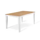 Uitschuifbare tafel tot 316 cm in melamine en metalen onderstel - Wierook Viadurini