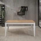 Uitschuifbare tafel tot 316 cm in melamine en metalen onderstel - wierook Viadurini