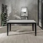 Uitschuifbare tafel tot 316 cm in melamine en metalen onderstel - wierook Viadurini