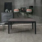 Uitschuifbare tafel tot 316 cm in melamine en metalen onderstel - wierook Viadurini