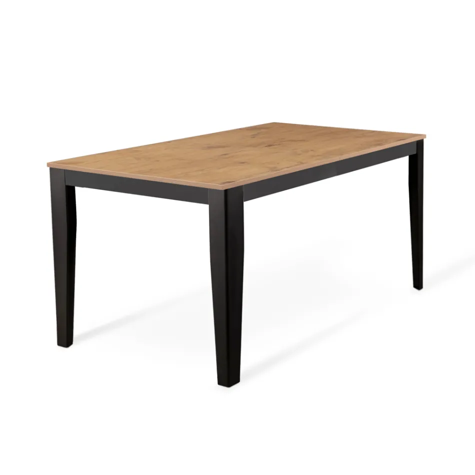 Uitschuifbare tafel tot 316 cm in melamine en metalen onderstel - wierook Viadurini