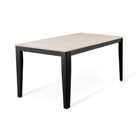 Uitschuifbare tafel tot 316 cm in melamine en metalen onderstel - Wierook Viadurini